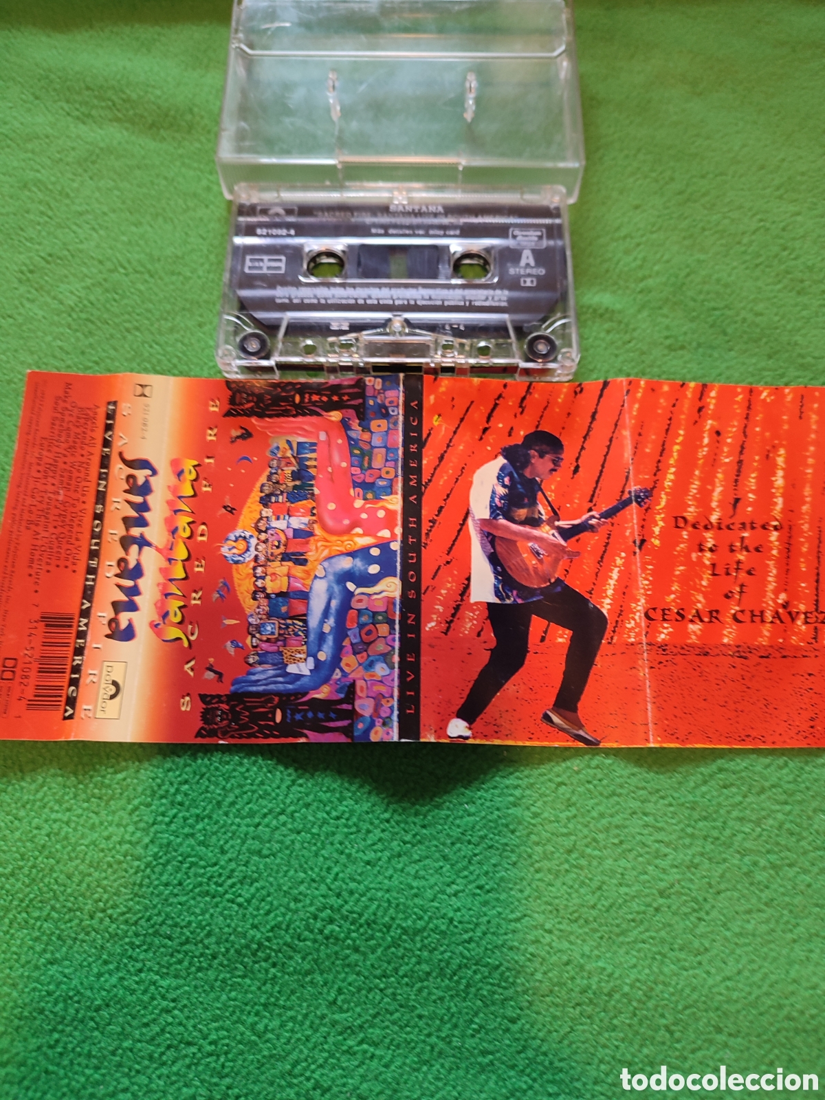Casetes antiguos: Santana - Sacred Fire - Foto 3