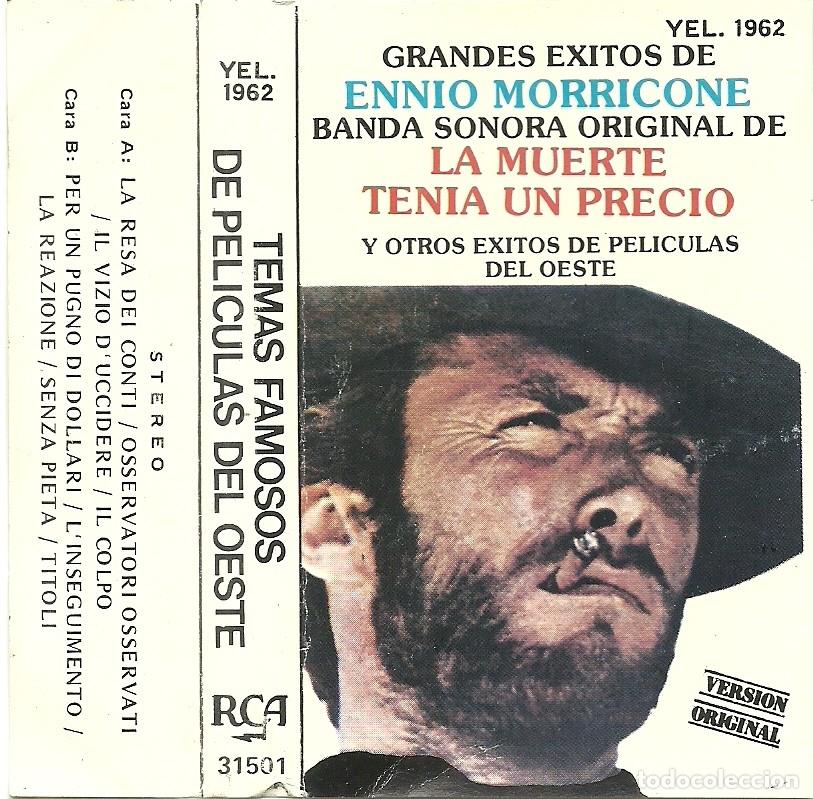Cassette antiche: Temas famosos de Pel&iacute;culas del Oeste - Cassette casete