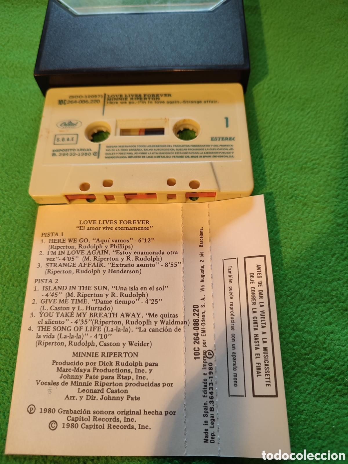 Casetes antiguos: Minnie Riperton - El amor vive eternamente - Foto 4