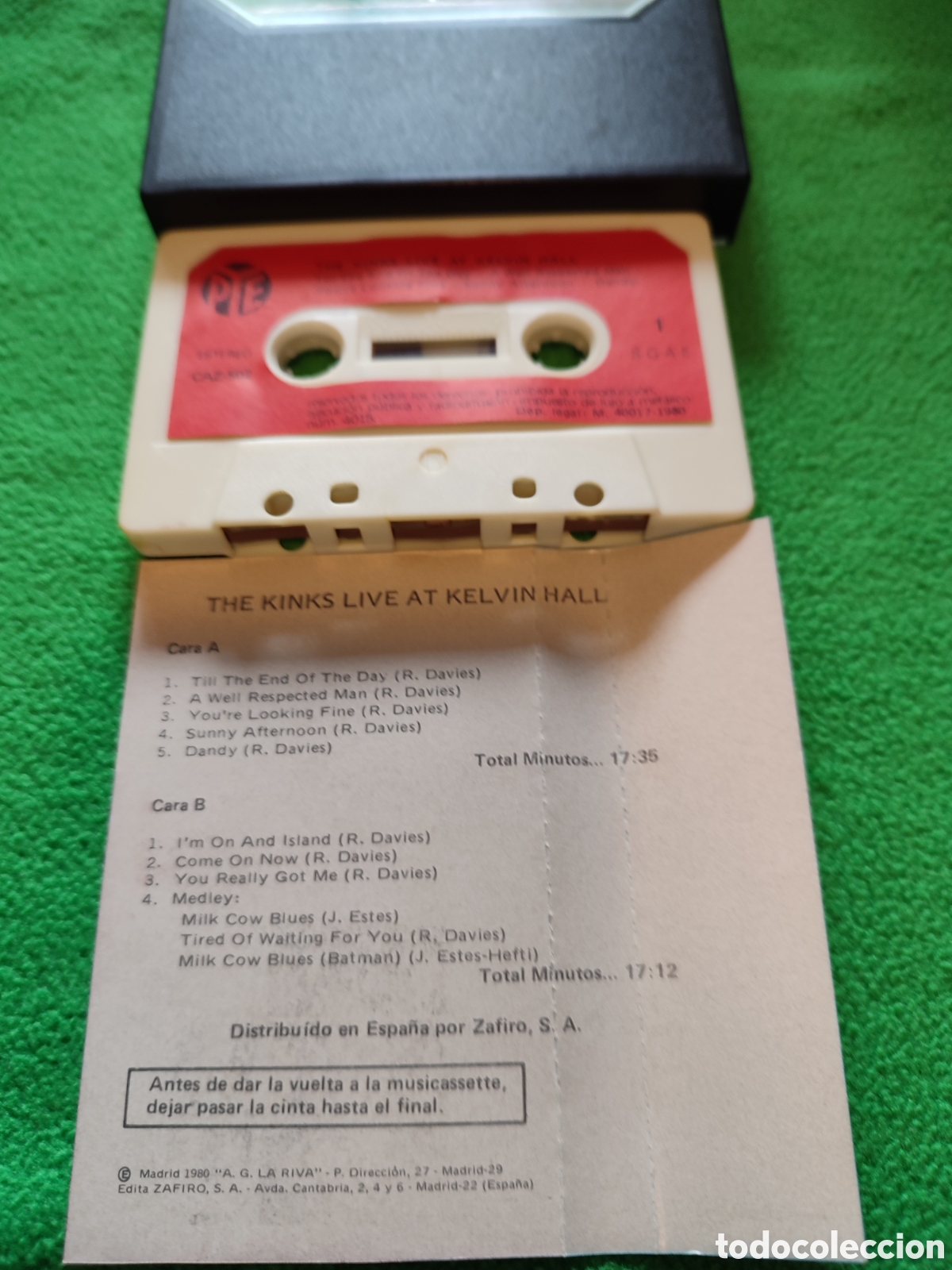 Casetes antiguos: The Kinks - Live at Kelvin Hall - Foto 4