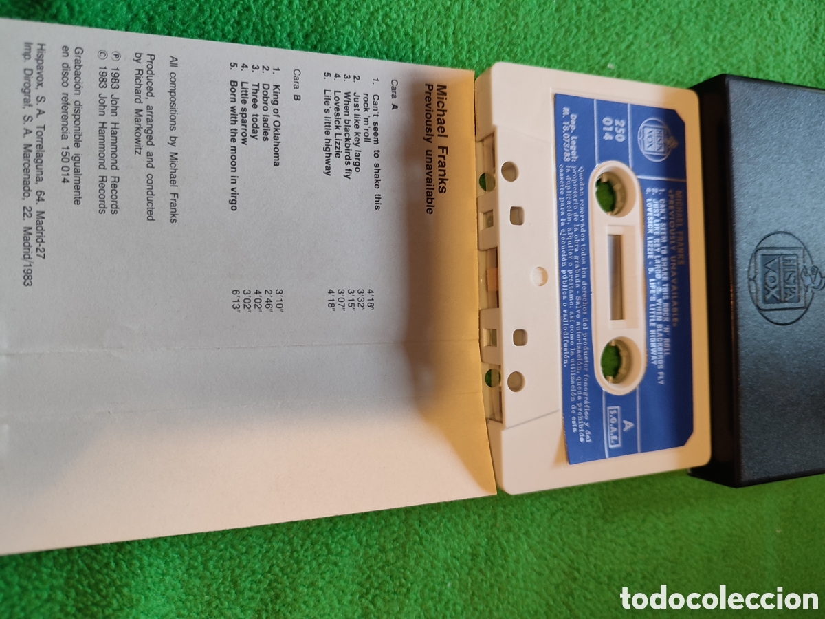 Casetes antiguos: Michael Franks - Previously unavailable - Foto 4