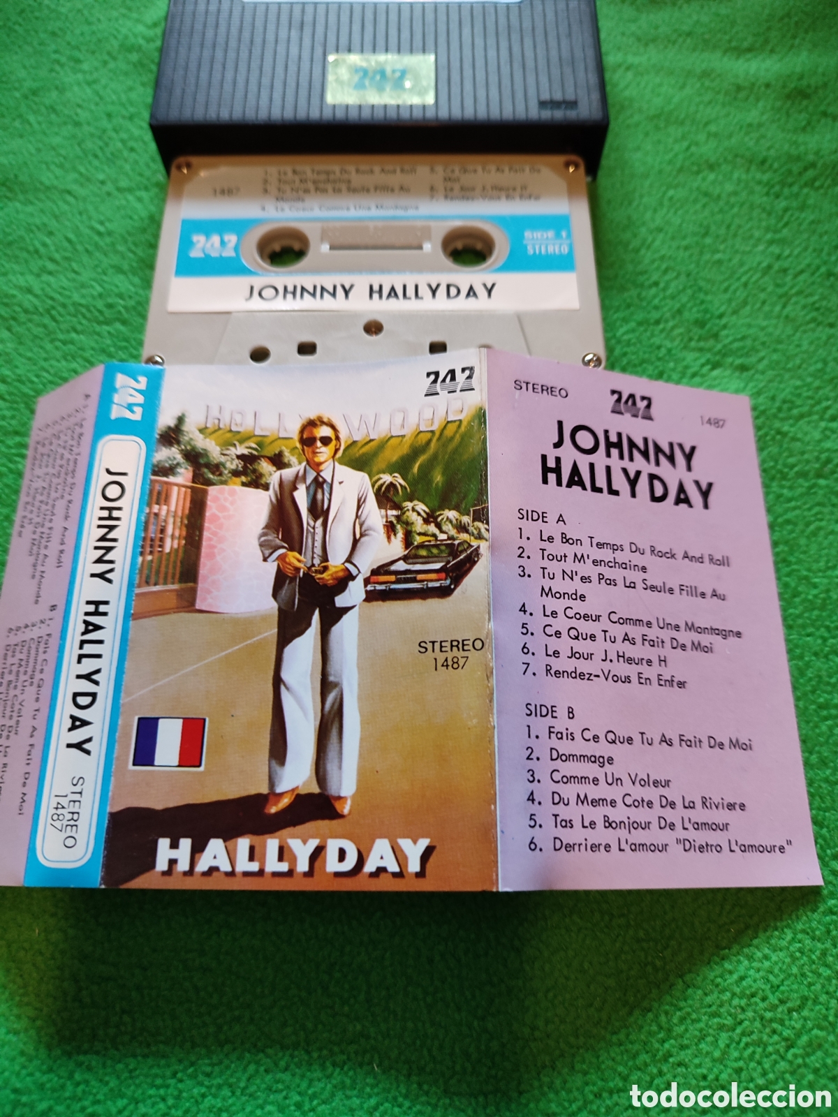 Casetes antiguos: Johnny Hallyday - Hallyday - Foto 3