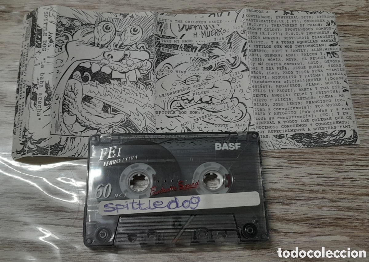 Casetes antiguos: SPITTLE DOG - LA BABA ACECHA - DEMO - Foto 1