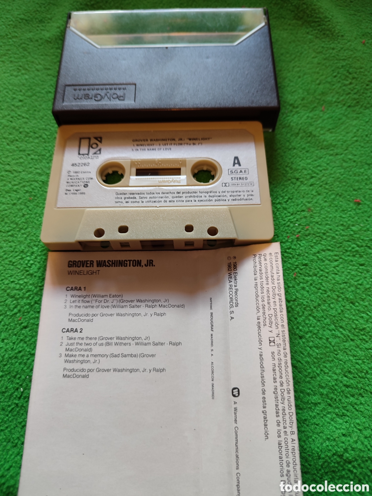 Casetes antiguos: Grover Washington Jr.- Winelight - Foto 4