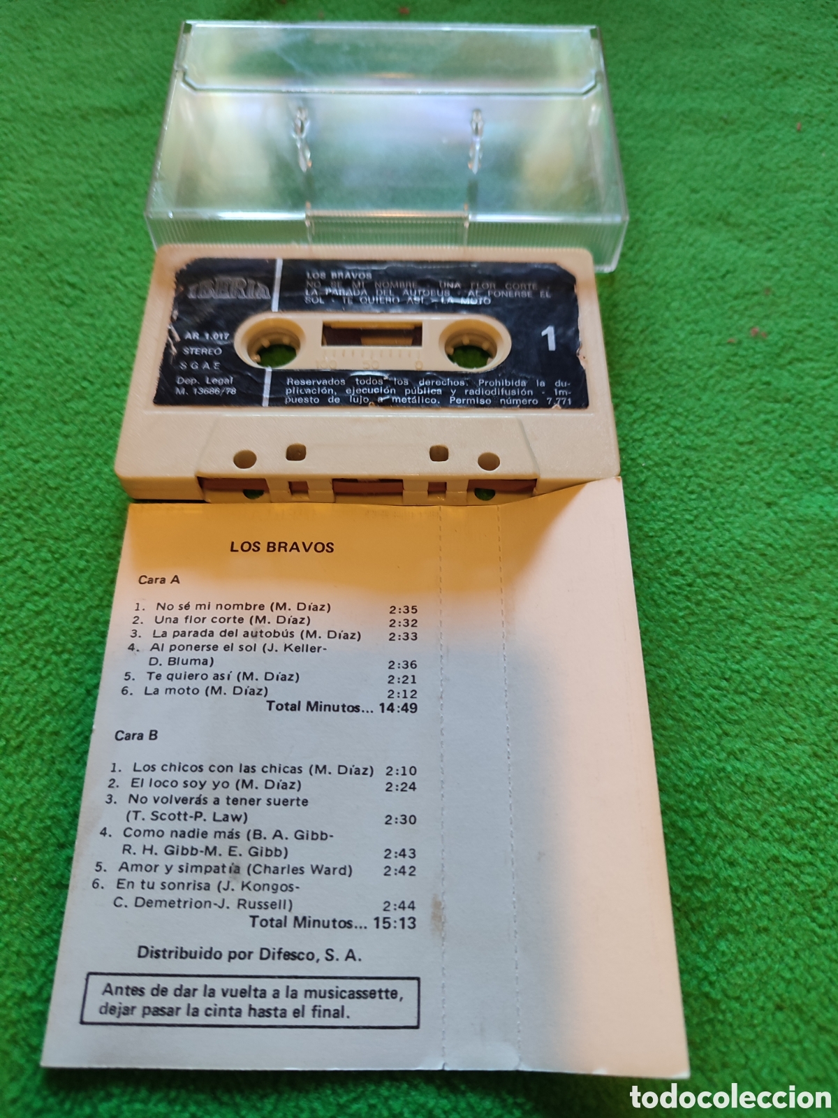 Casetes antiguos: Los Bravos - Same Casettes - Foto 4