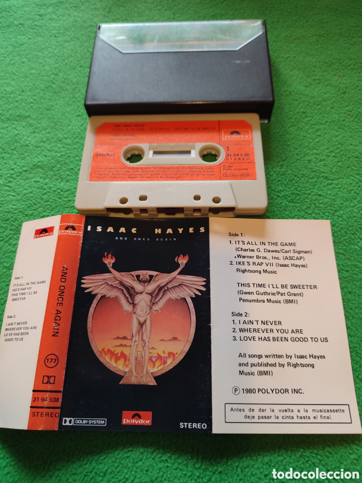 Casetes antiguos: Isaac Hayes - And once again - Foto 3