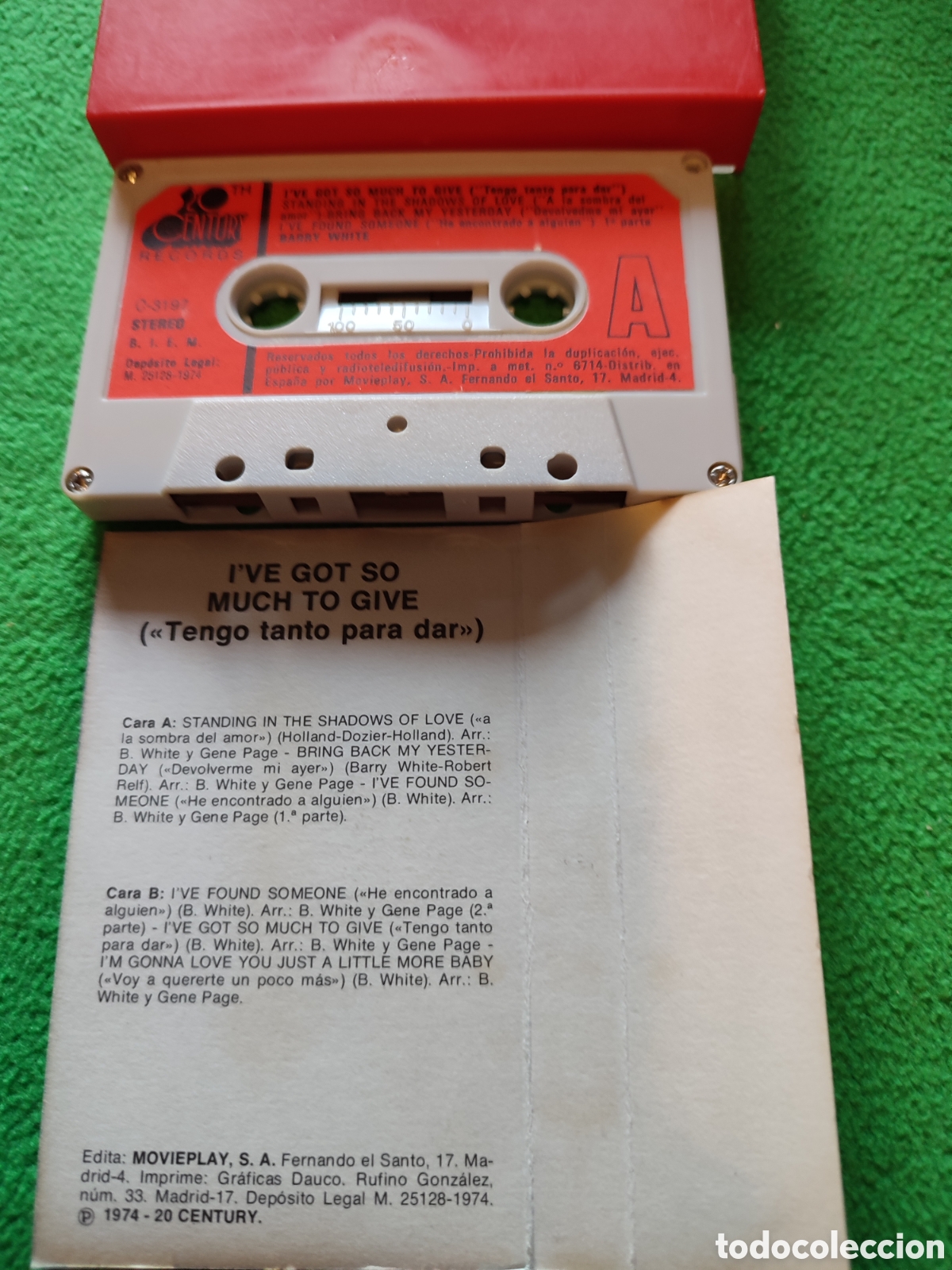 Casetes antiguos: Barry White - Ive got so much to give - Foto 4
