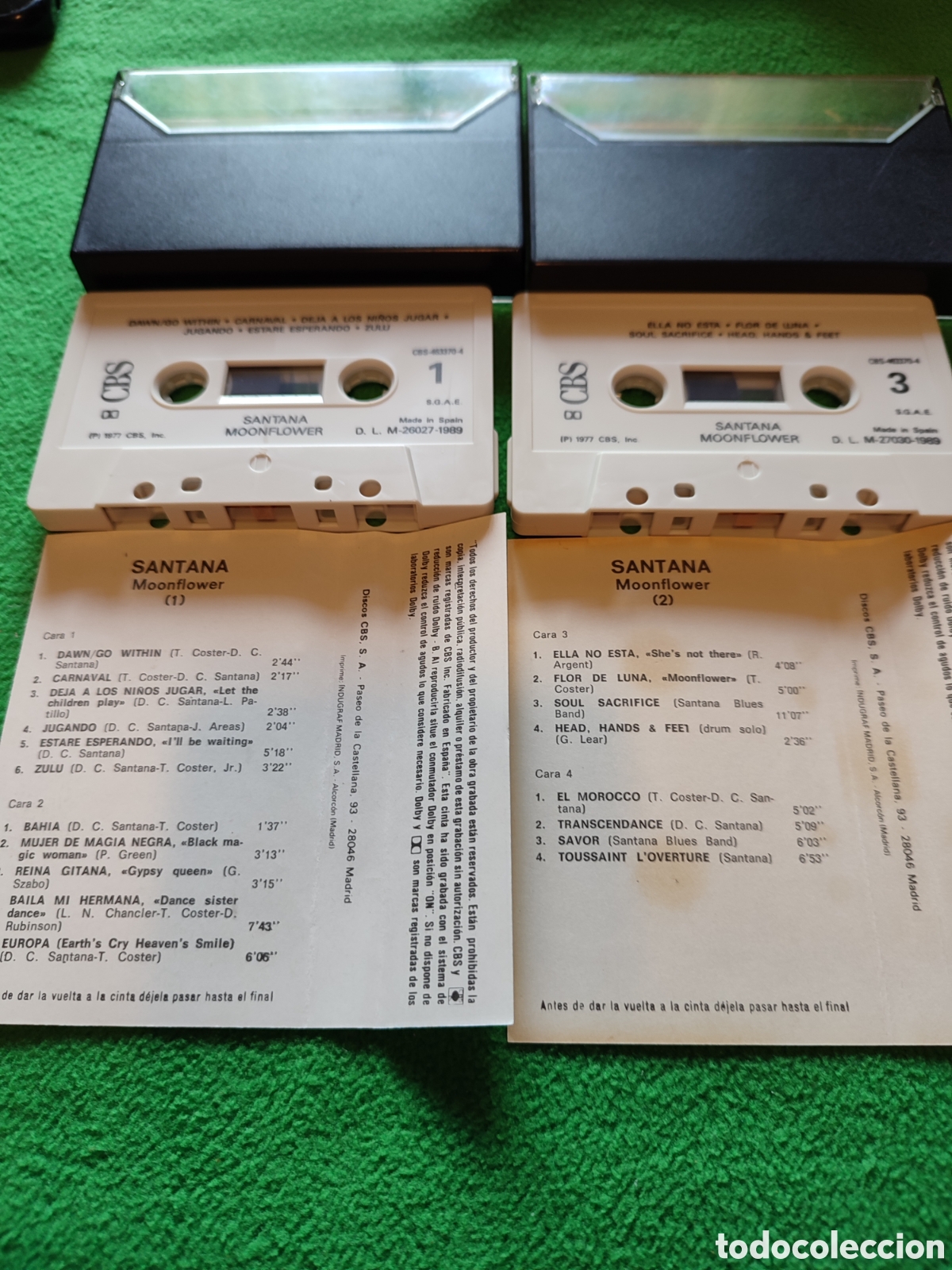 Casetes antiguos: Santana - Moonflower - Foto 4