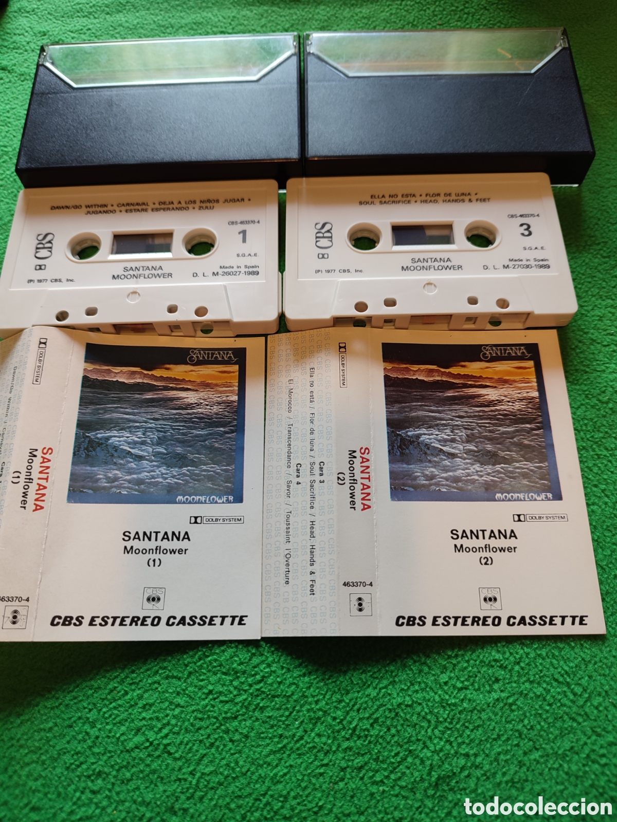 Casetes antiguos: Santana - Moonflower - Foto 3