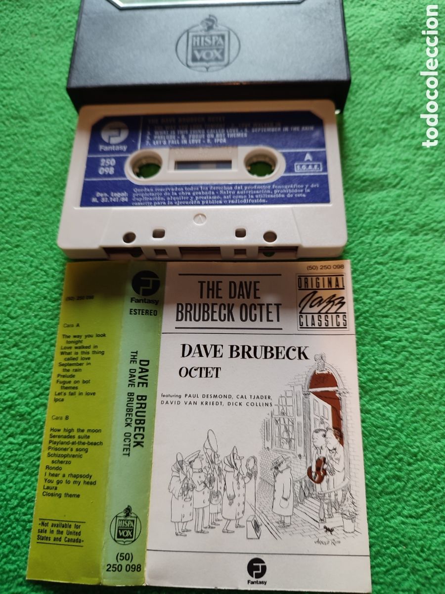 Casetes antiguos: The Dave Brubeck Octet - Same - Foto 3