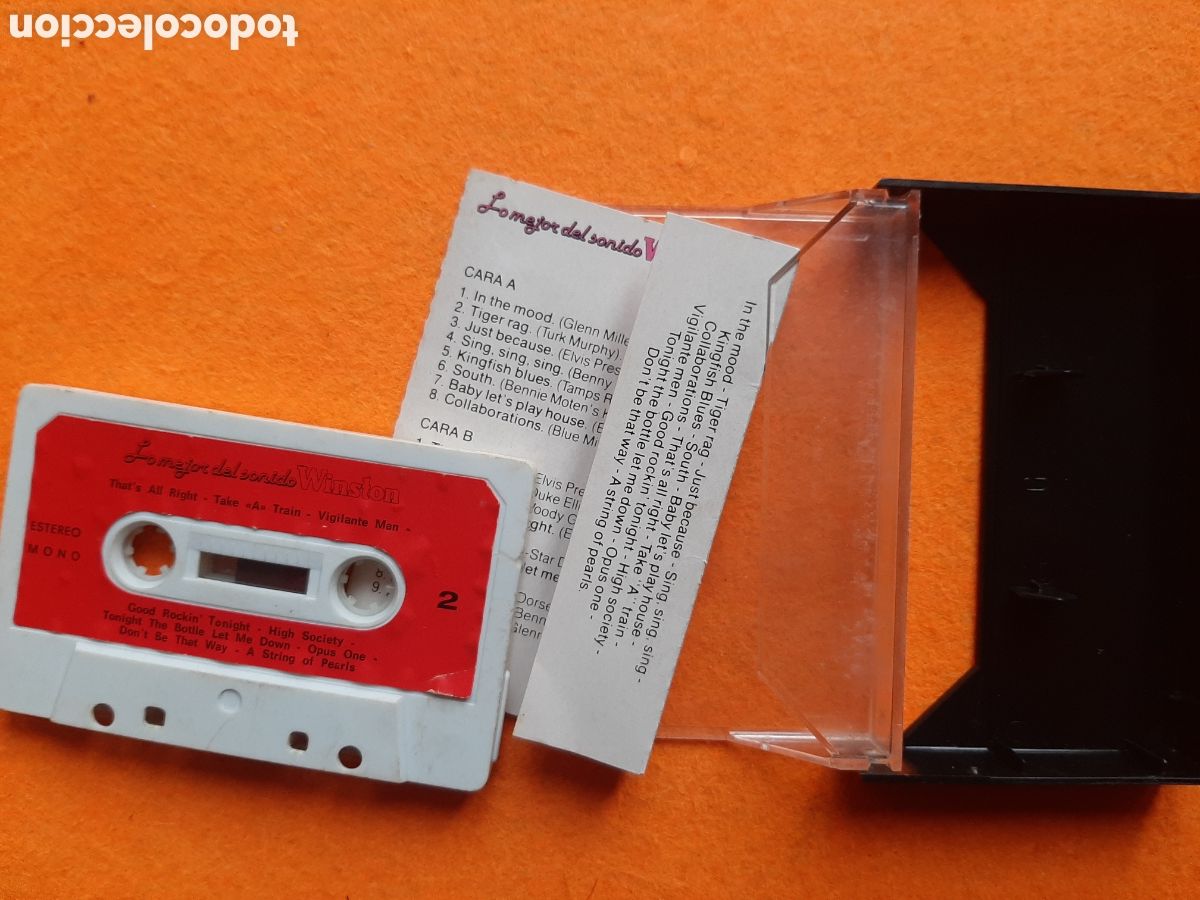 Casetes antiguos: LO MEJOR DEL SONIDO WINSTON - Foto 2