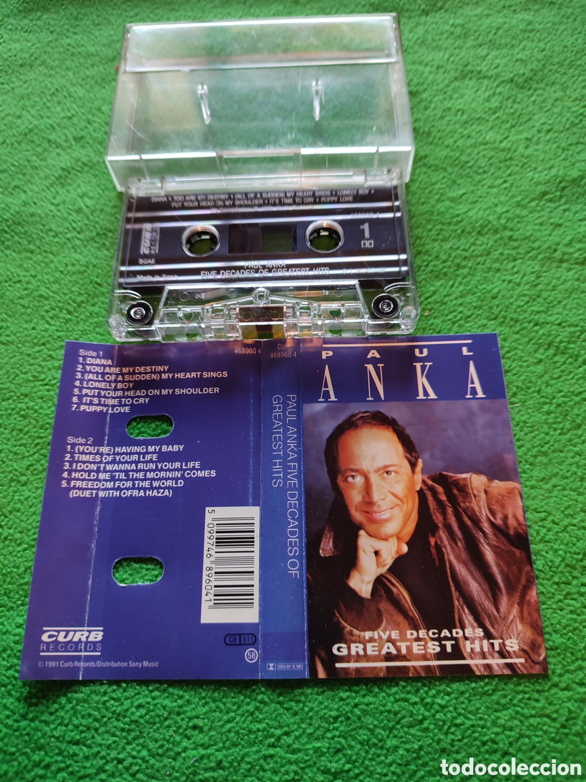 Casetes antiguos: Paul Anka -Five d&eacute;cades - Foto 3