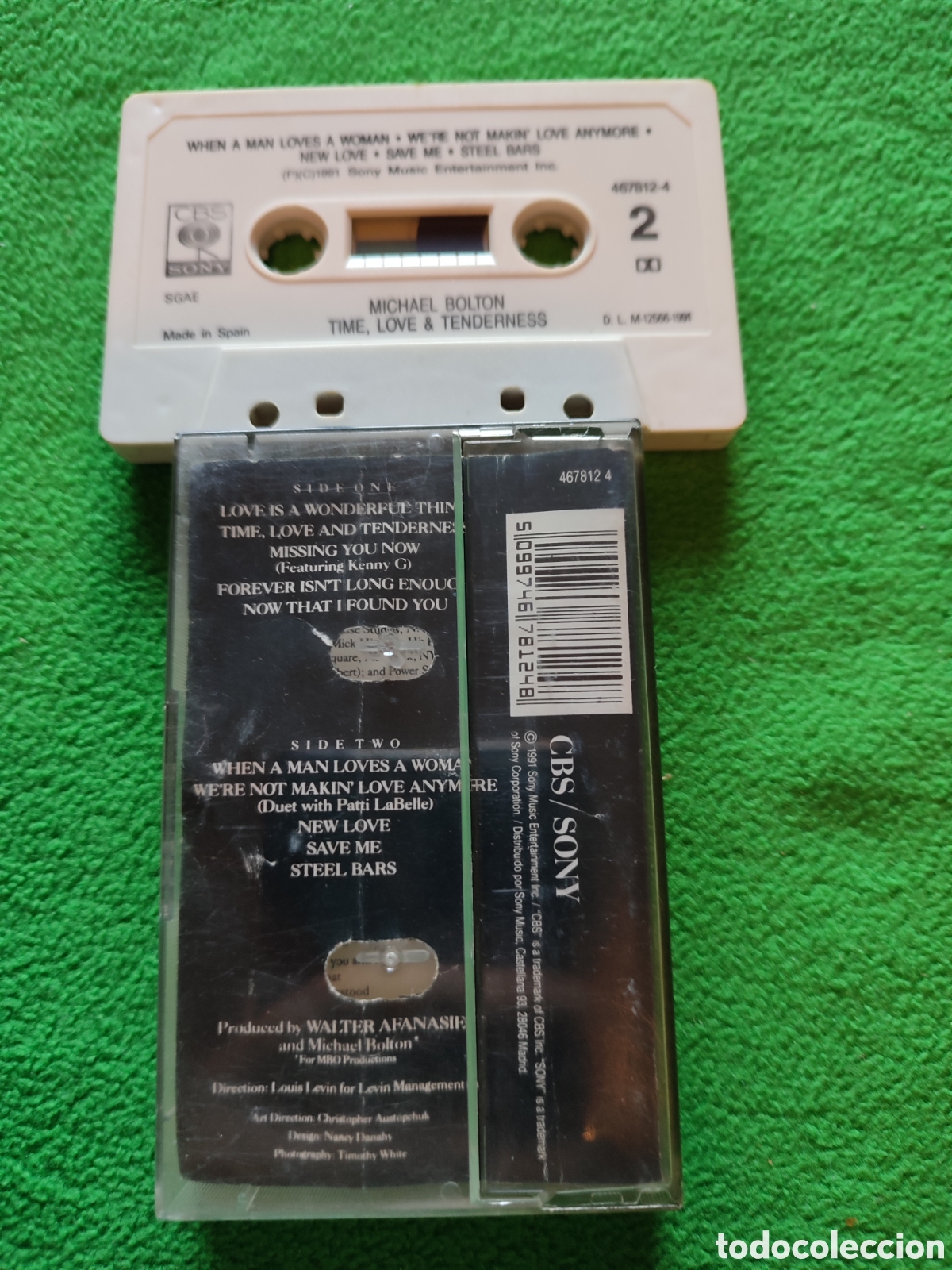 Casetes antiguos: Michael Bolton - Time, Love & tenderness - Foto 2