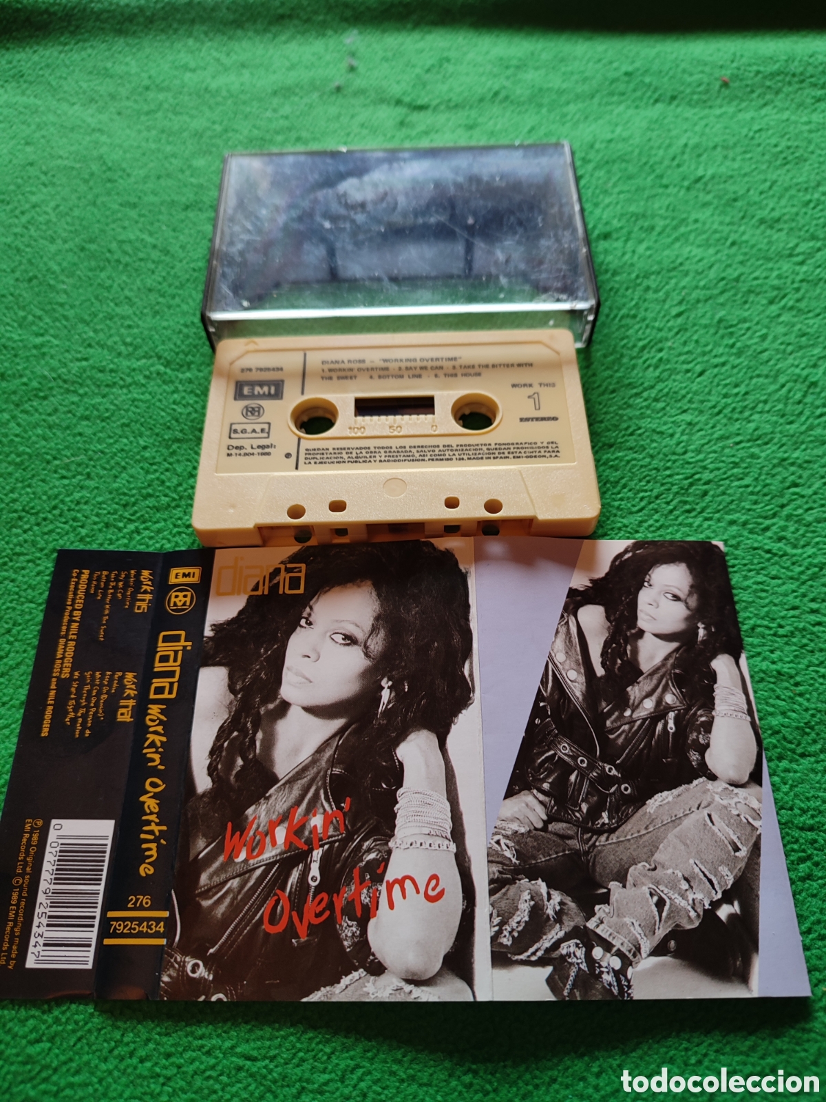 Casetes antiguos: Diana Ross - Workin overtime - Foto 3