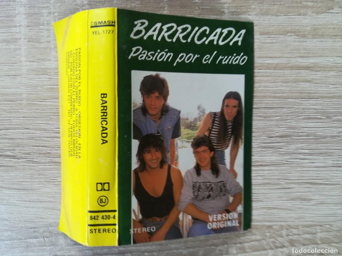 Cassette antiche: PASI&Oacute;N POR EL RUIDO, BARRICADA - CASSETTE - POLYGRAM IB&Eacute;RICA S.A. - A&Ntilde;O 1989. S&Oacute;LO CAR&Aacute;TULA.