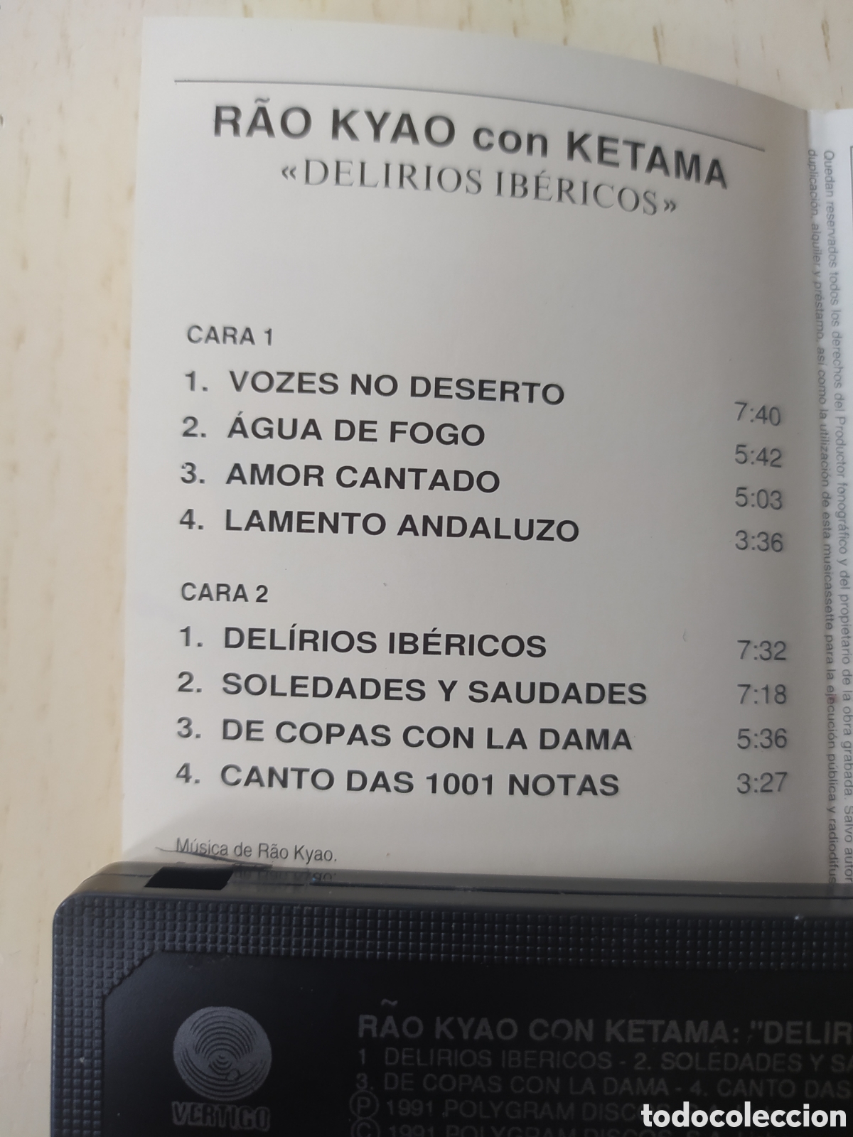 Casetes antiguos: Cassette R&atilde;o Kyao con Ketama - Foto 3