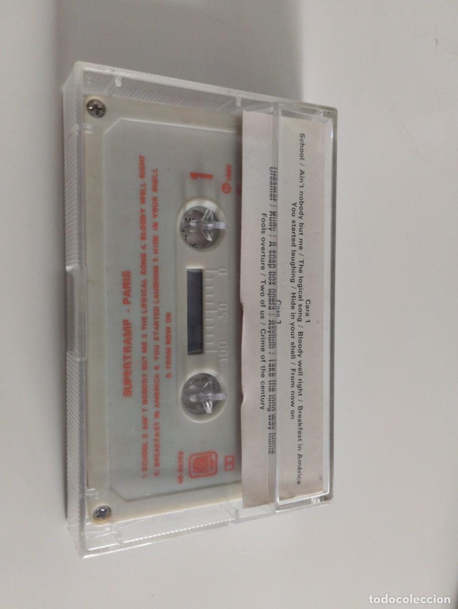 Casetes antiguos: CINTA CASETE DE SUPERTRAMP - PARIS - VER CONDICIONES DE VENTA - Foto 2