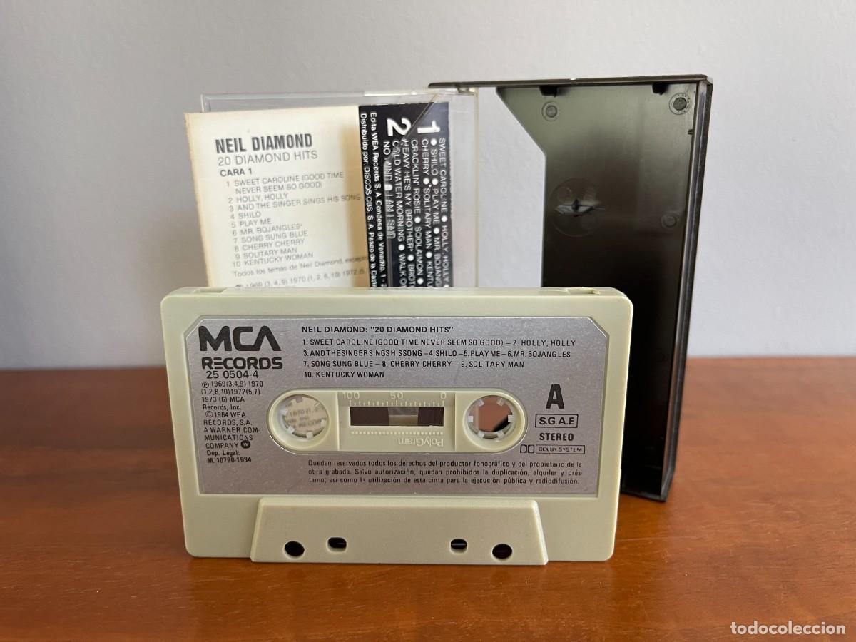 Casetes antiguos: Neil Diamond - 20 Golden Greats cassete - Foto 2