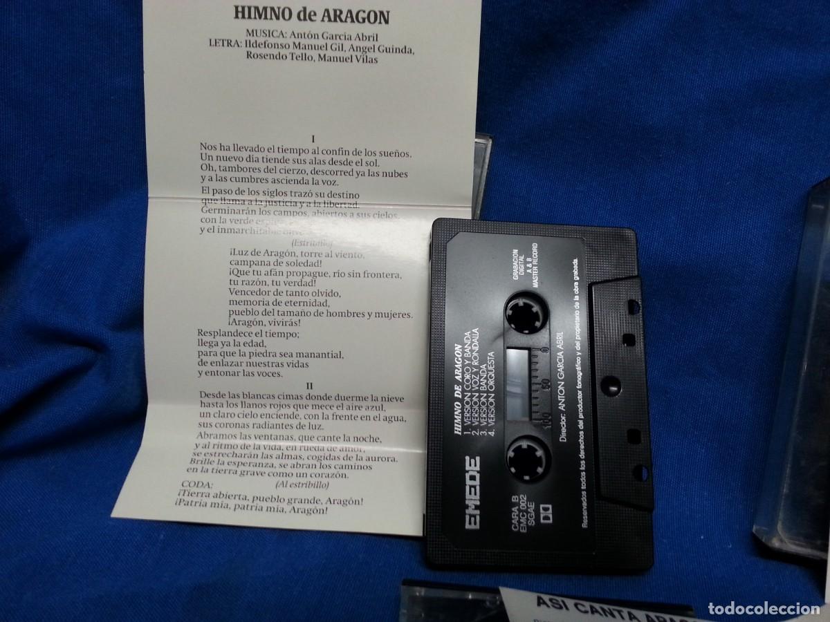 Casetes antiguos: LOTE DE 3 CASETES DE ARAG&Oacute;N - Foto 3