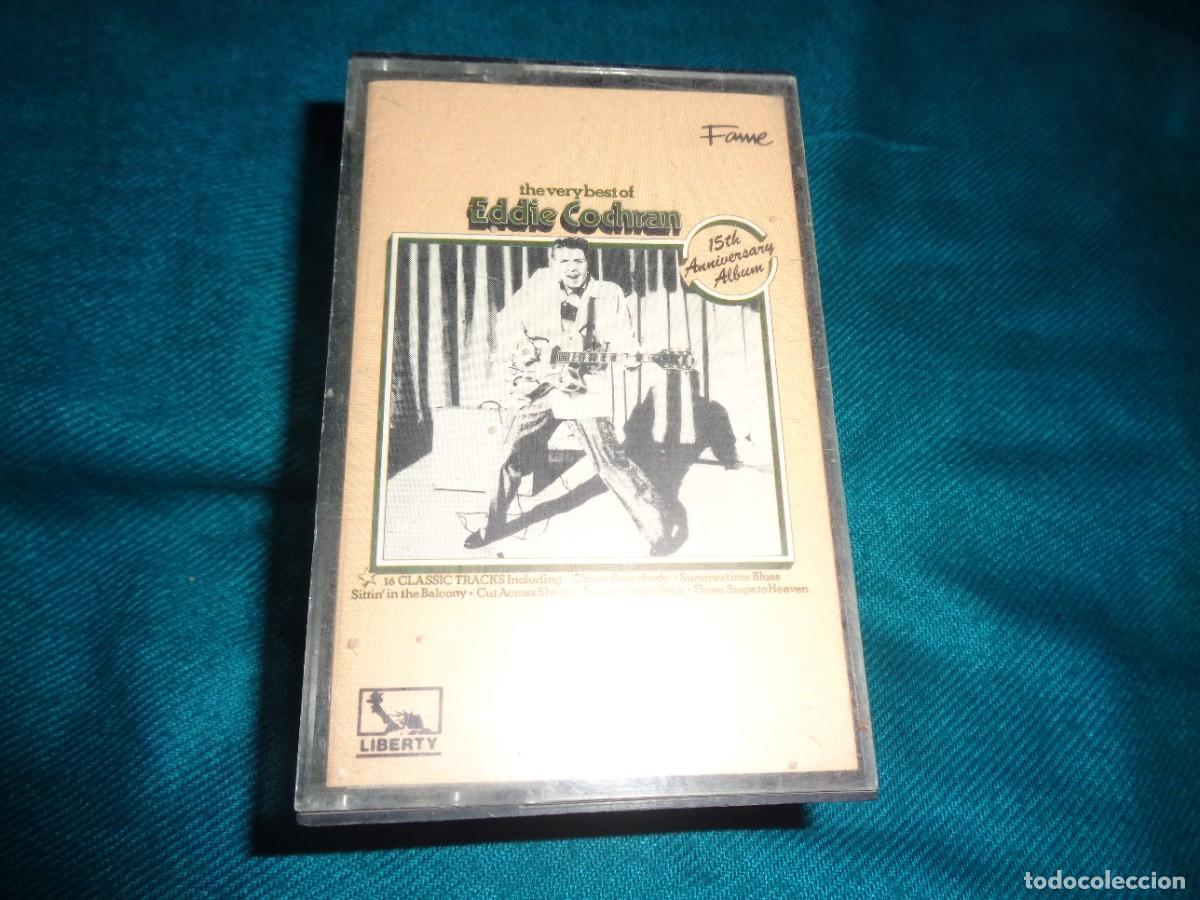Cassetes antigas: THE VERY BEST OF EDDIE COCHRAM. EMI, 1975. EDC. UK. CASETE (#)