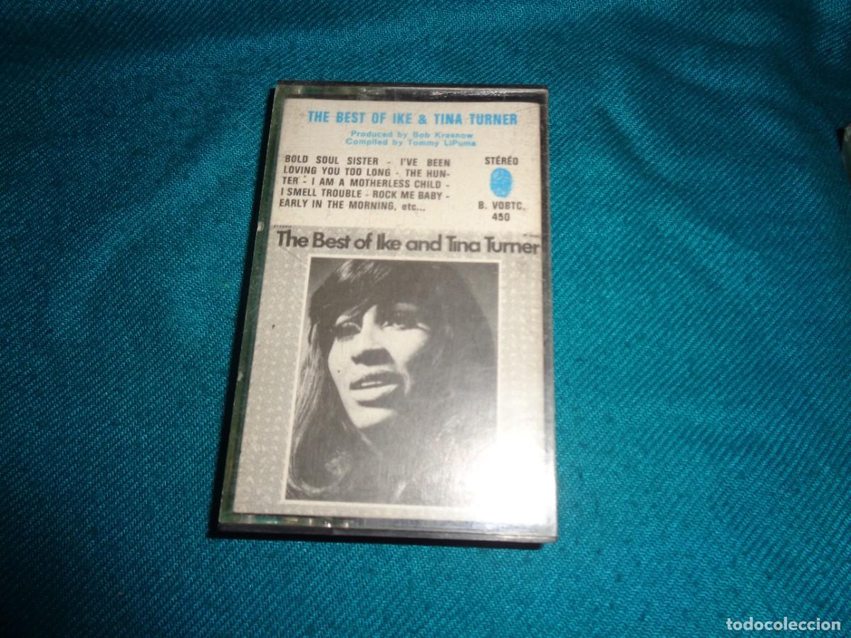 Cassetes antigas: THE BEST OF IKER & TINA TURNER. BLUE THUMB RECORDS, 1973. EDC. FRANCE. CASETE. (#)
