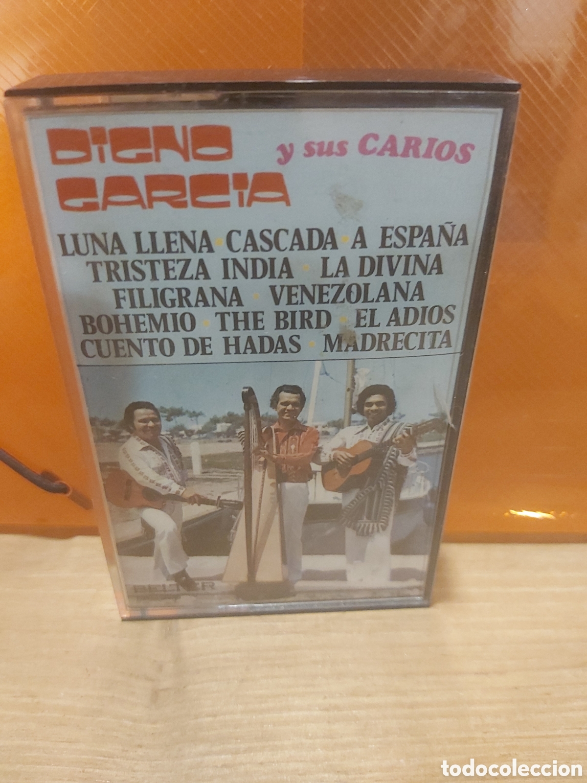 Alte Kassetten: Cassette vintage digno Garc&iacute;a y sus Carlos belter 1979