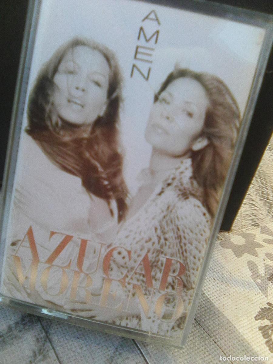 Casetes antiguos: Azucar Moreno - Am&eacute;n (CBS, 2000) - rara - Foto 1