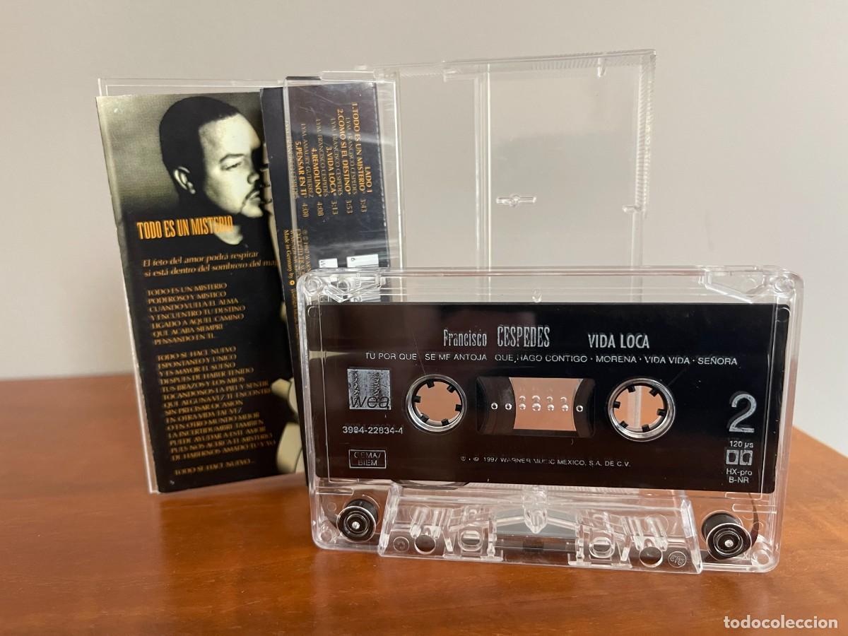 Casetes antiguos: Francisco C&eacute;spedes - Vida Loca cassete - Foto 2