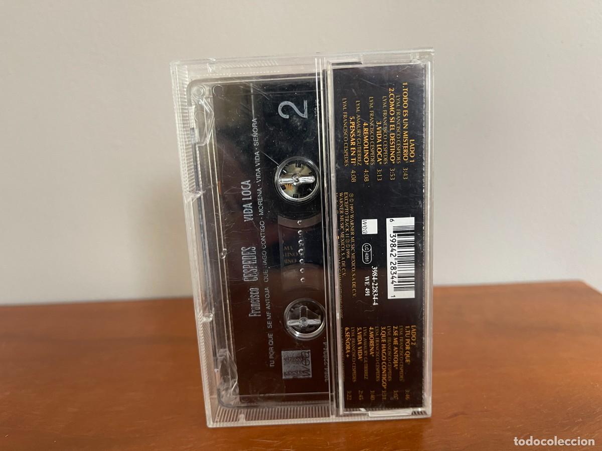 Casetes antiguos: Francisco C&eacute;spedes - Vida Loca cassete - Foto 3