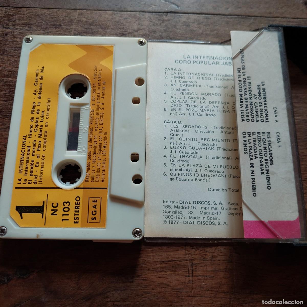 Casetes antiguos: Cinta casete La internacional - Foto 2