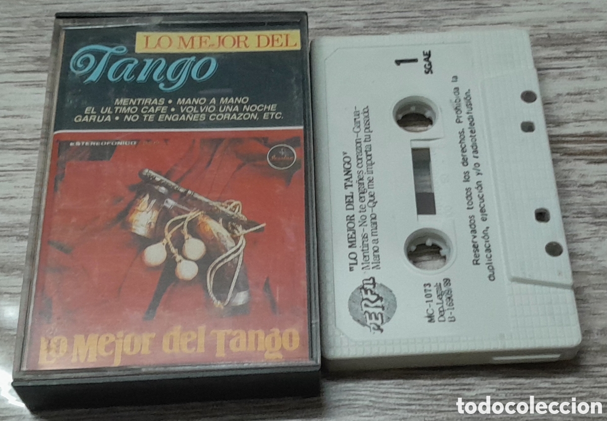 Casetes antiguos: LO MEJOR DEL TANGO - PERFIL 1989 - Foto 1