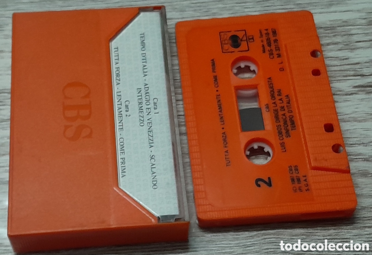 Casetes antiguos: LUIS COBOS - TEMPO DITALIA - Foto 2