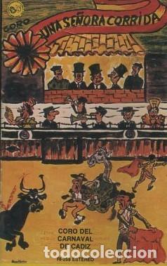 Casetes antiguos: CASETE, CORO UNA SE&Ntilde;ORA CORRIDA, CARNAVAL DE CADIZ 1985. CAR-2856
