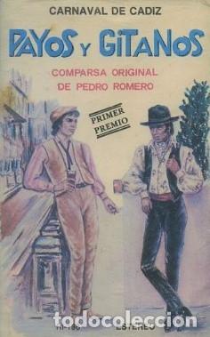 Casetes antiguos: CASETE, COMPARSA PAYOS Y GITANOS, CARNAVAL DE CADIZ 1980. CAR-2860