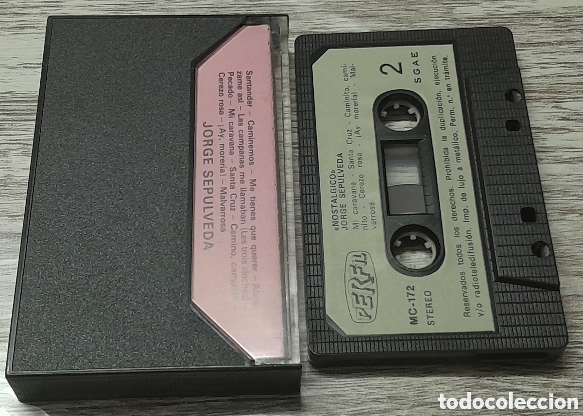 Casetes antiguos: JORGE SEPULVEDA - NOSTALGICO - Foto 2