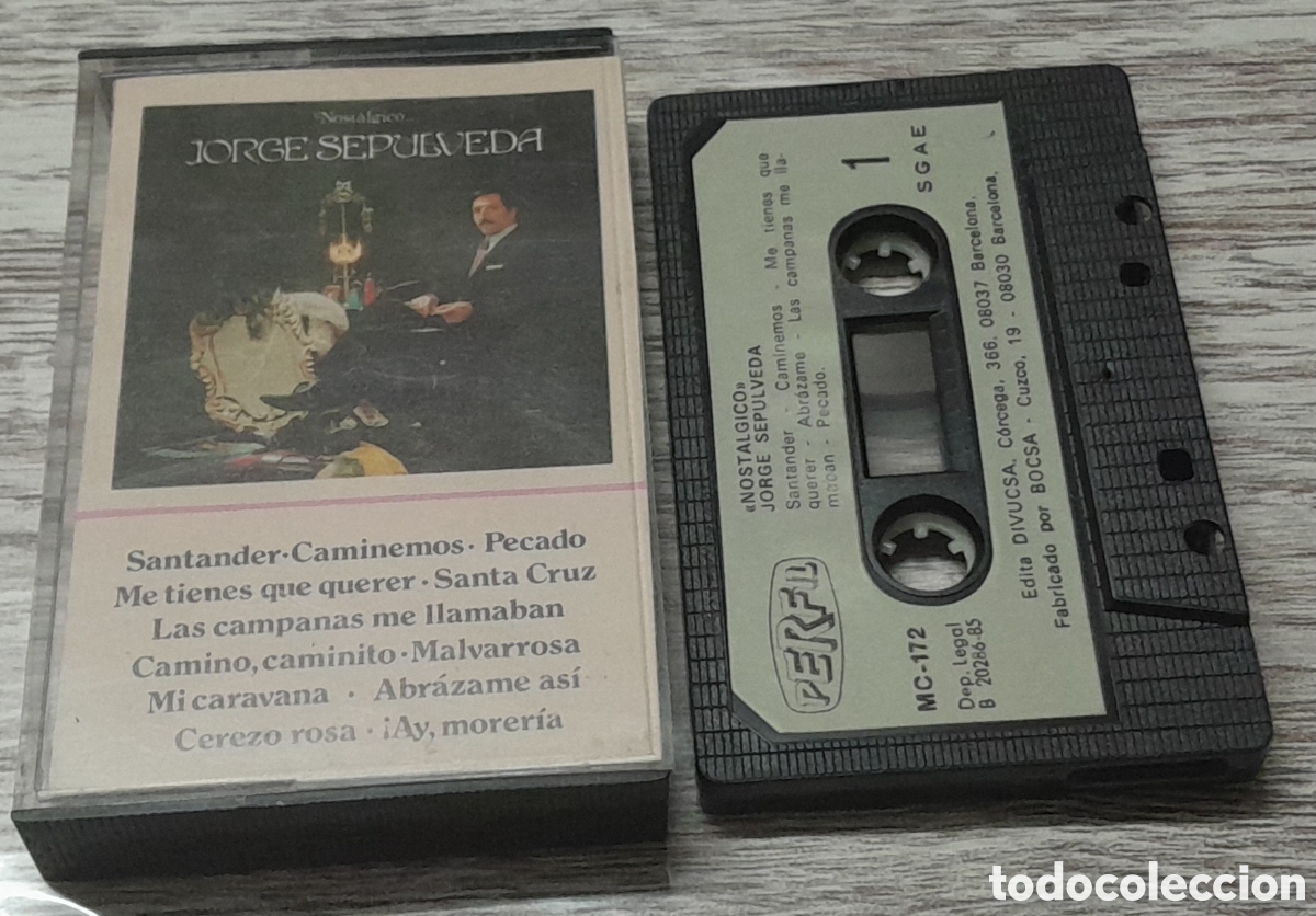 Casetes antiguos: JORGE SEPULVEDA - NOSTALGICO - Foto 1