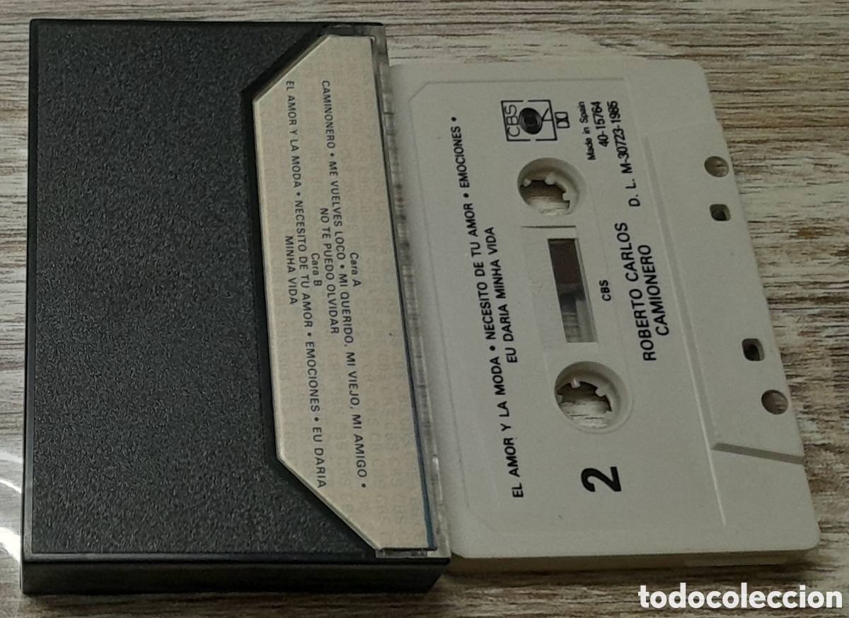 Casetes antiguos: ROBERTO CARLOS - CAMIONERO Y OTROS EXITOS - Foto 2