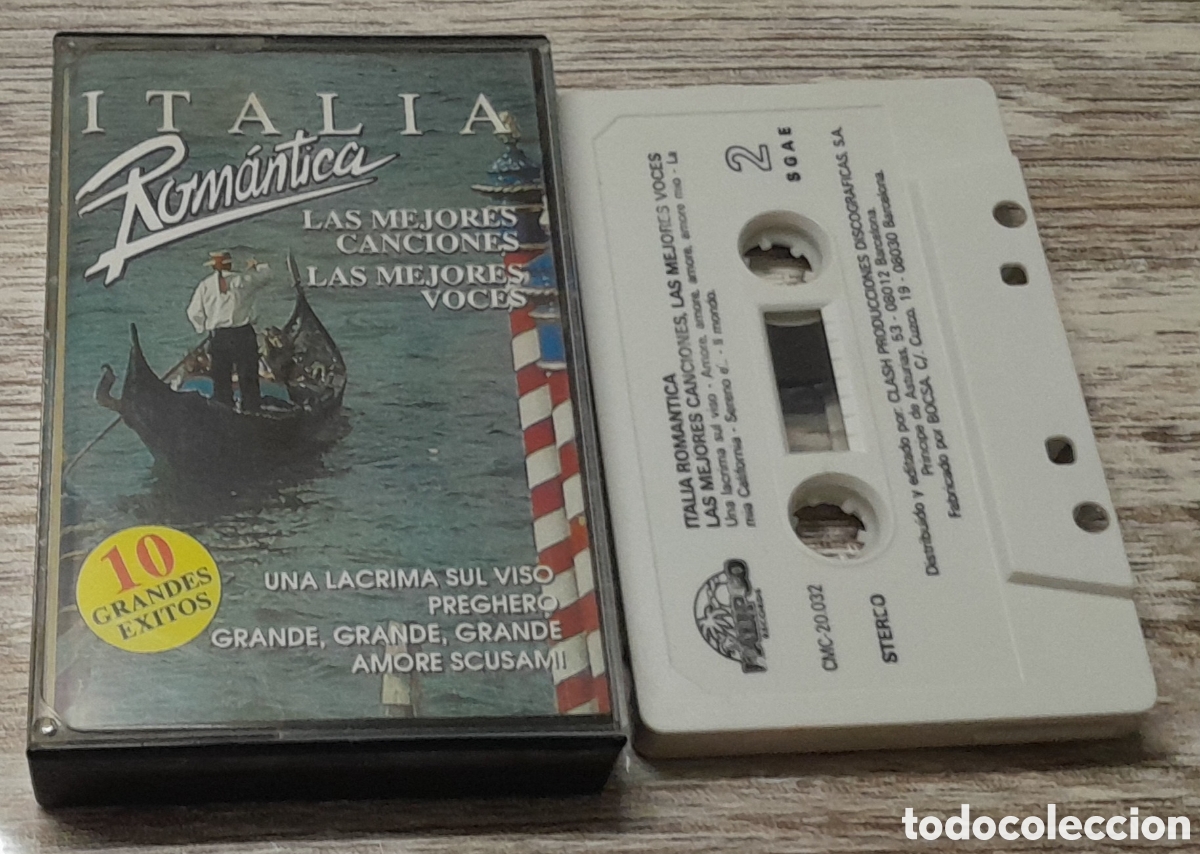 Casetes antiguos: ITALIA ROMANTICA