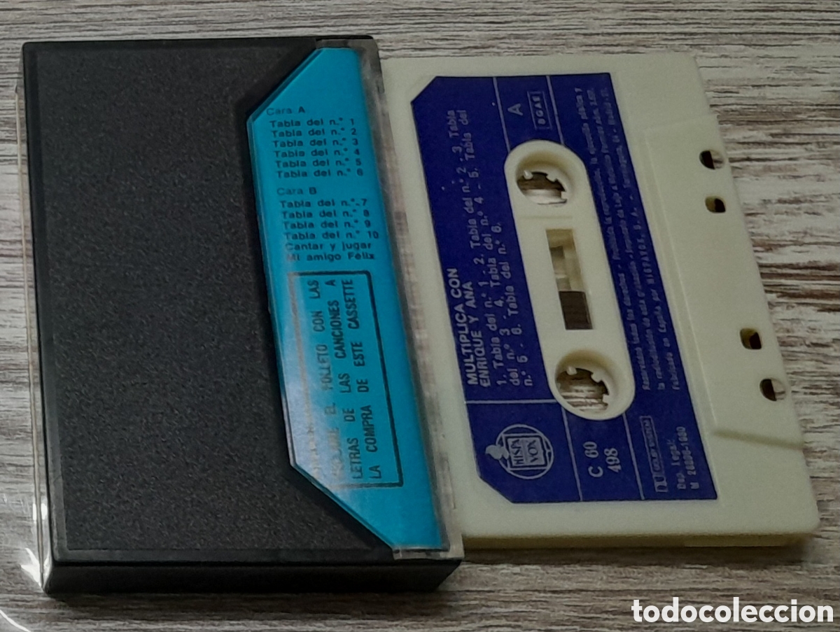 Casetes antiguos: MULTIPLICA CON ENRIQUE Y ANA - Foto 2