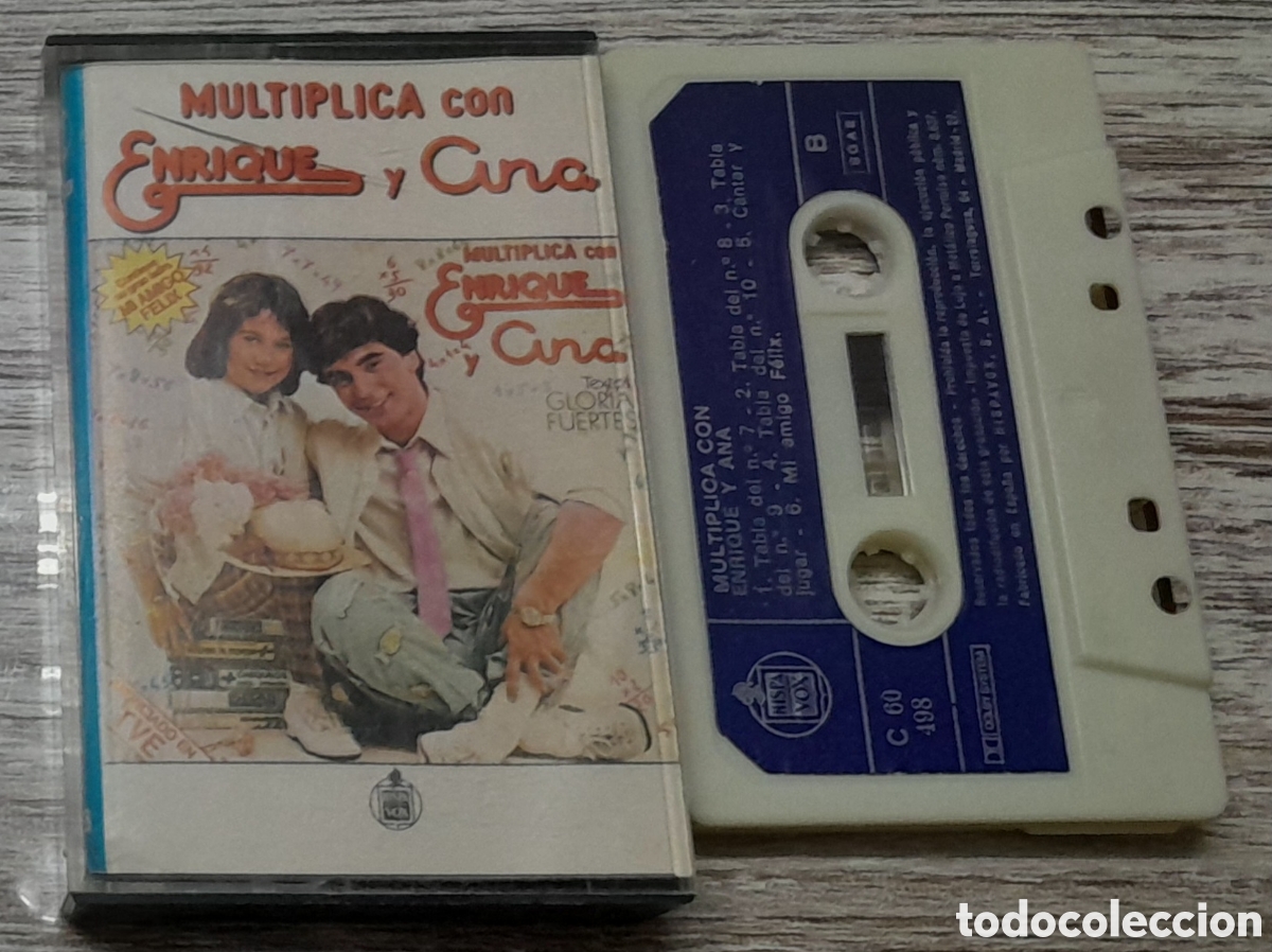 Casetes antiguos: MULTIPLICA CON ENRIQUE Y ANA - Foto 1