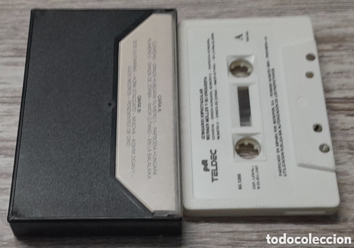 Casetes antiguos: WERNER M&Uuml;LLER Y SU ORQUESTA - &iexcl;ZINGARO! - ESPECTACULAR - Foto 2