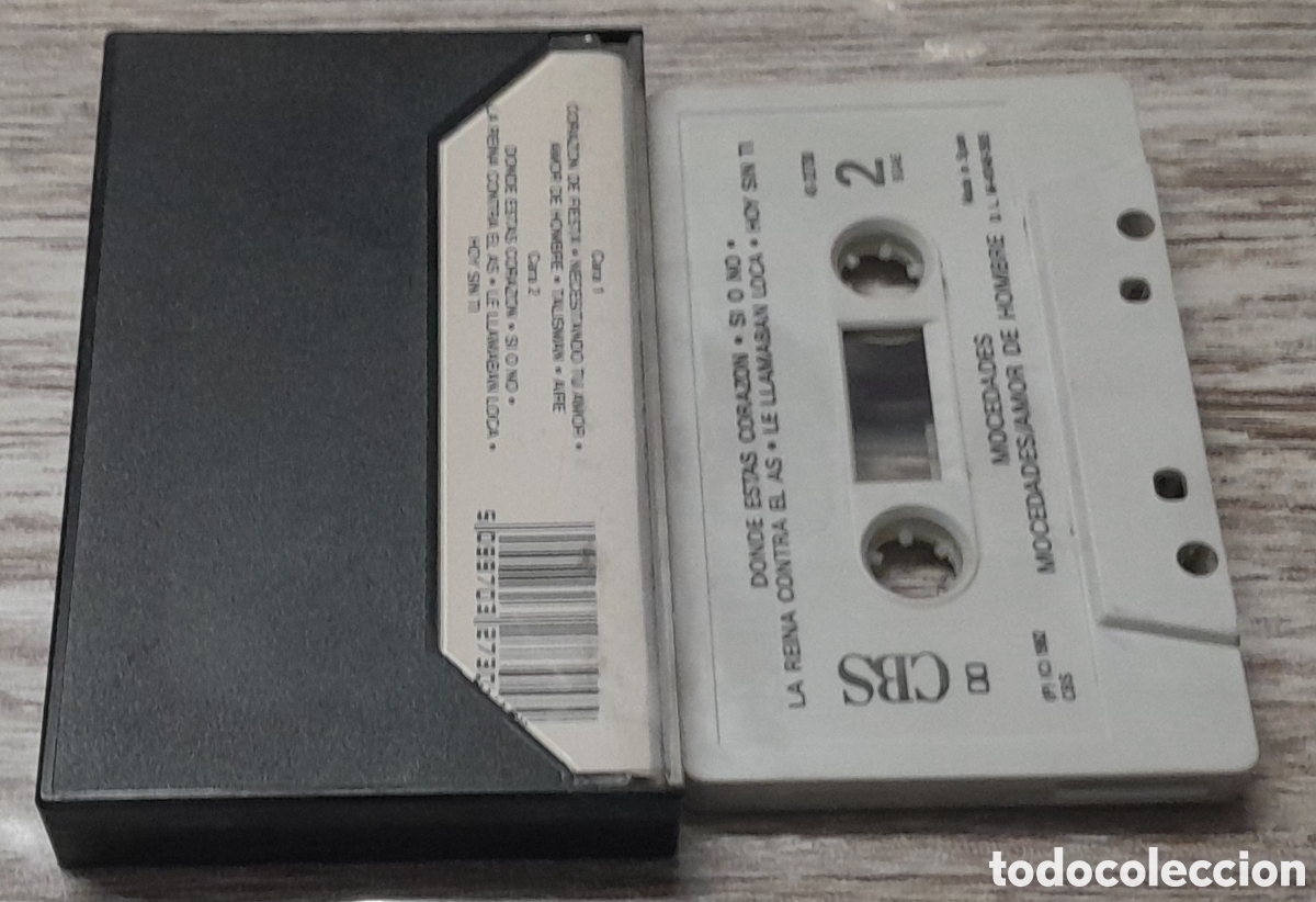 Casetes antiguos: MOCEDADES - AMOR DE HOMBRE - Foto 2