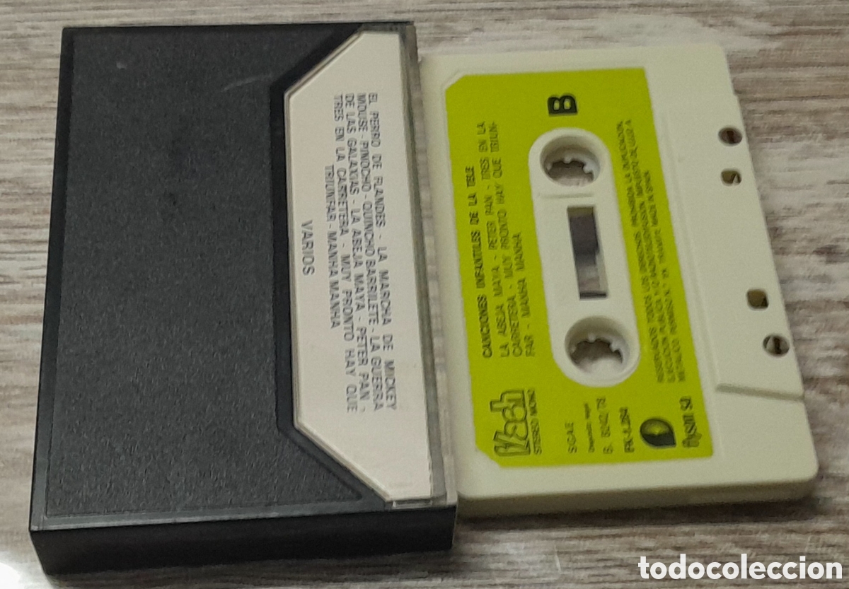 Casetes antiguos: CANCIONES INFANTILES DE LA TELE - Foto 2
