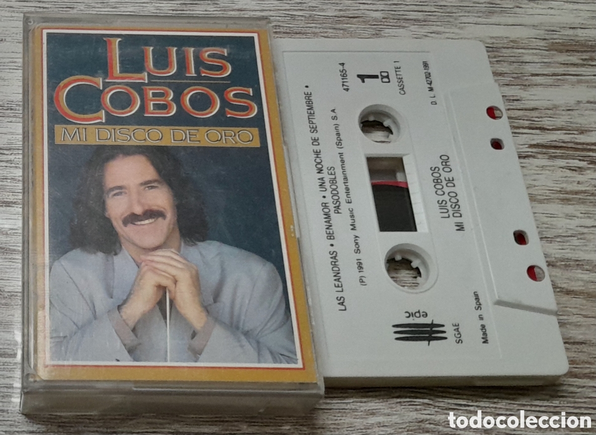 Casetes antiguos: LUIS COBOS - MI DISCO DE ORO - Foto 1