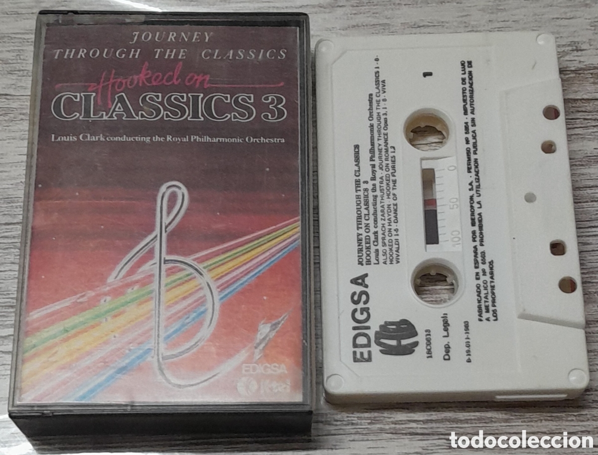 Cassetes antigas: HOOKED ON CLASSICS 3 - JOURNEY THROUGH THE CLASSICS