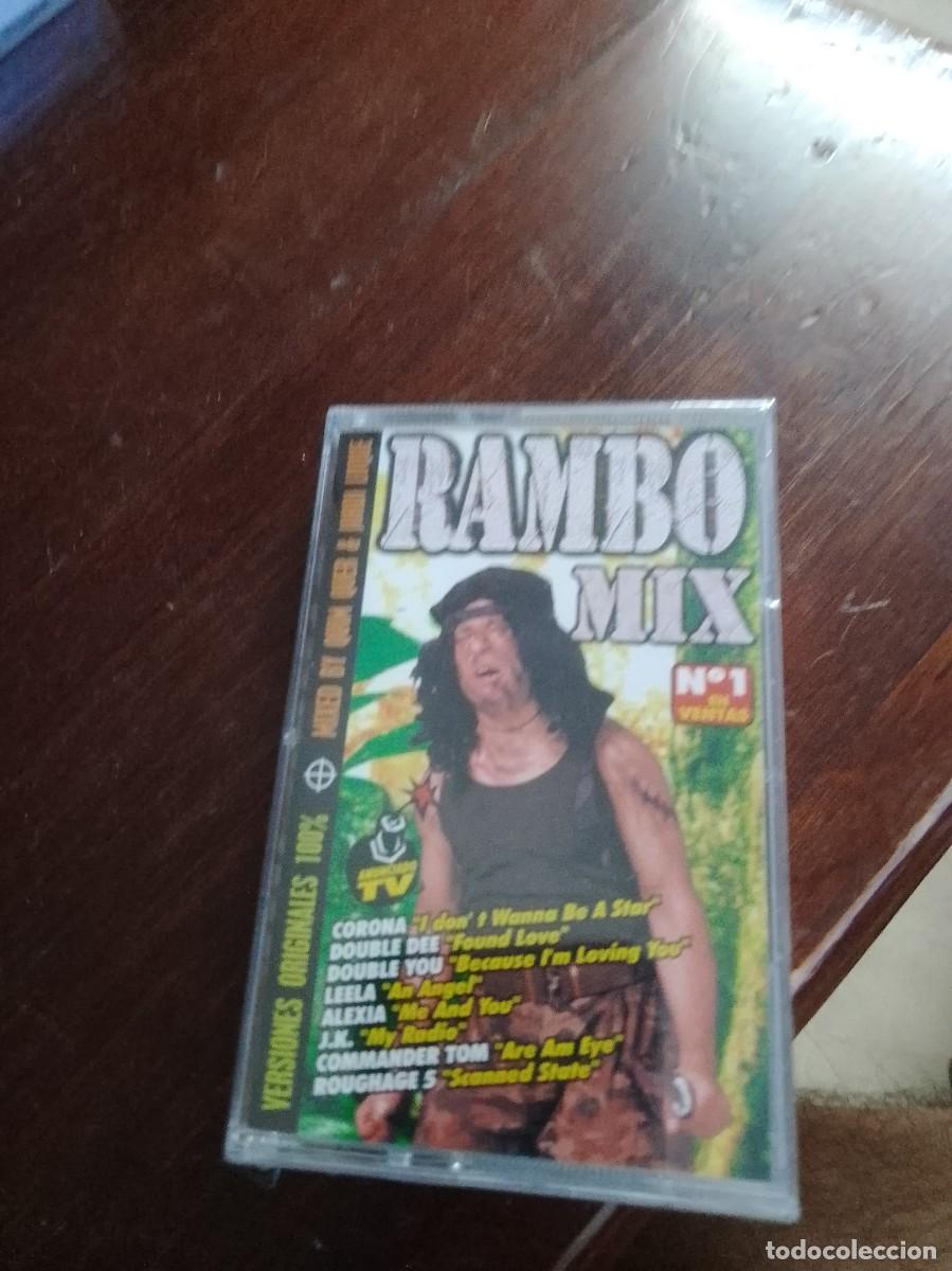 Casetes antiguos: Rambo mix casete nuevo - Foto 1