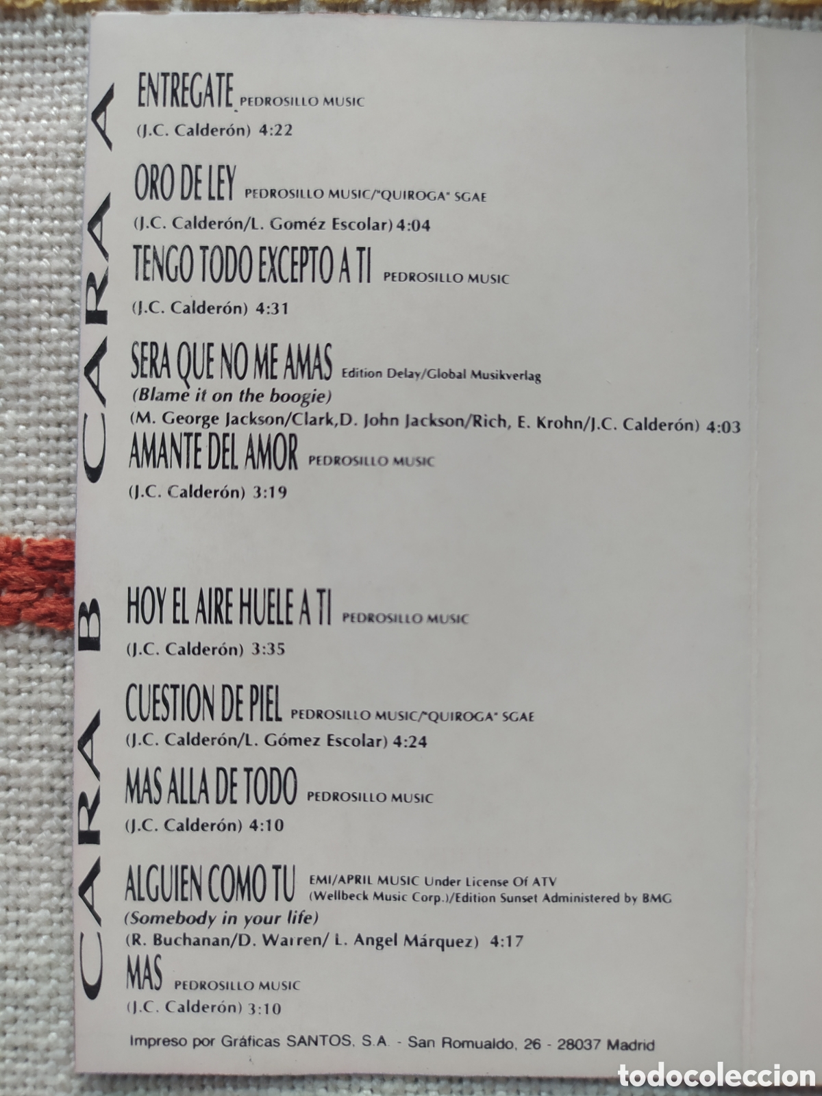Casetes antiguos: Cass Luis Miguel - Foto 2