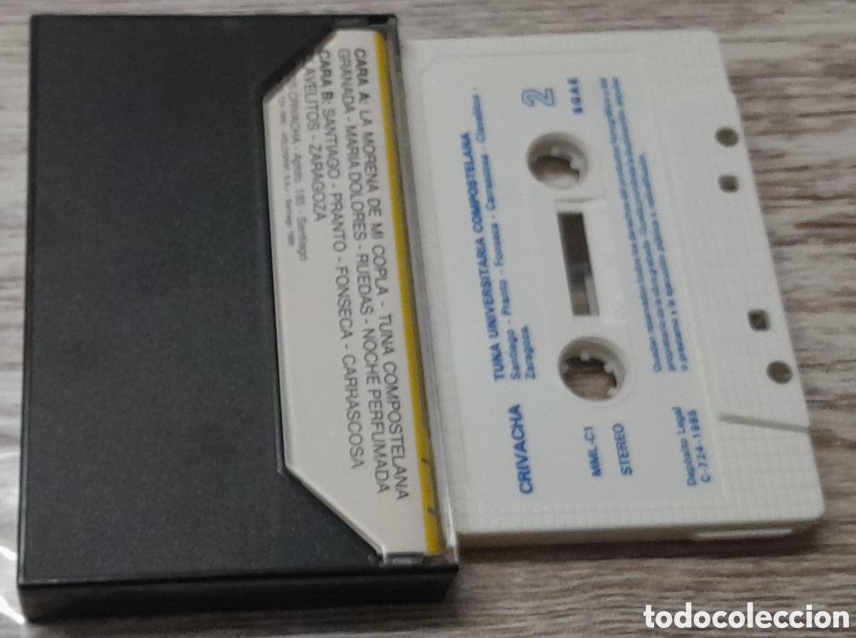 Casetes antiguos: TUNA UNIVERSITARIA COMPOSTELANA - Foto 2
