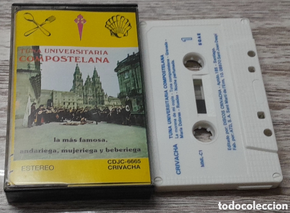 Casetes antiguos: TUNA UNIVERSITARIA COMPOSTELANA - Foto 1