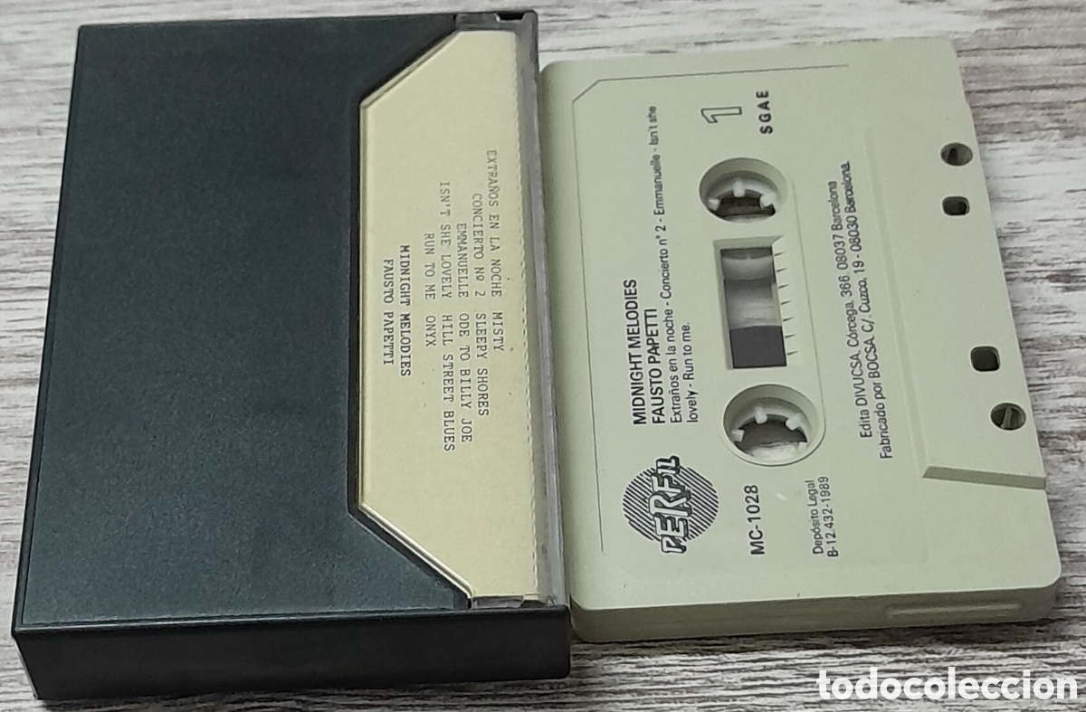Casetes antiguos: FAUSTO PAPETTI - MIDNIGHT MELODIES - Foto 2